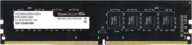 TeamGroup Elite 8GB 3200MHz DDR4 RAM TED48G3200C2201