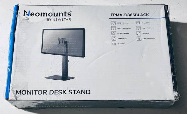 NewStar Neomounts FPMA-D865 monitor talp