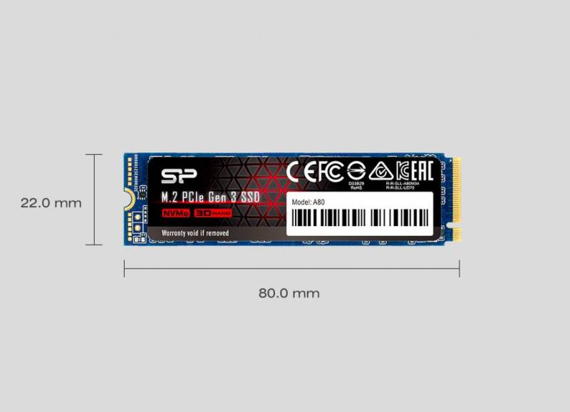 Silicon Power 1TB NVMe M.2 PCIe Gen 3x4 2280 SSD