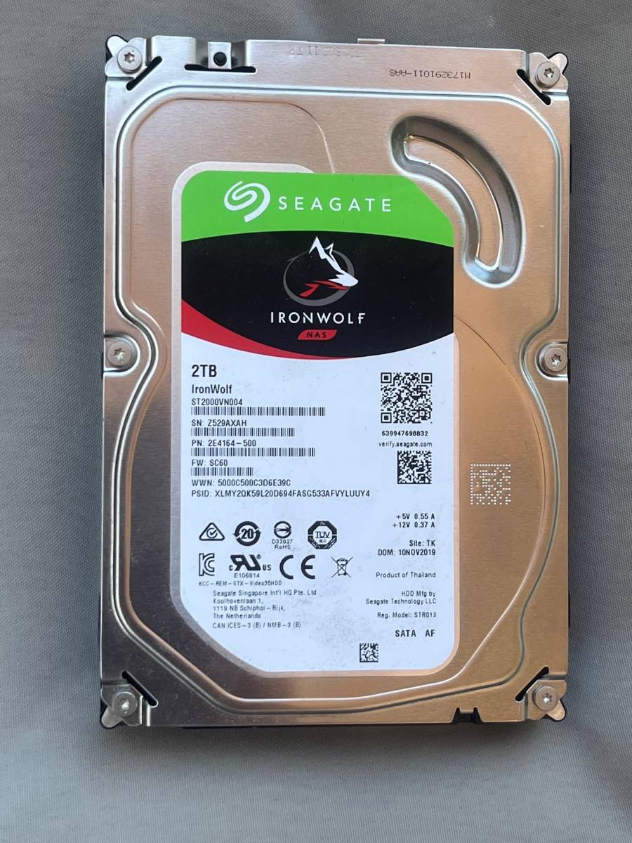 Seagate IronWolf NAS ST2000VN004 2TB 3.5" HDD 100/100 5900rpm