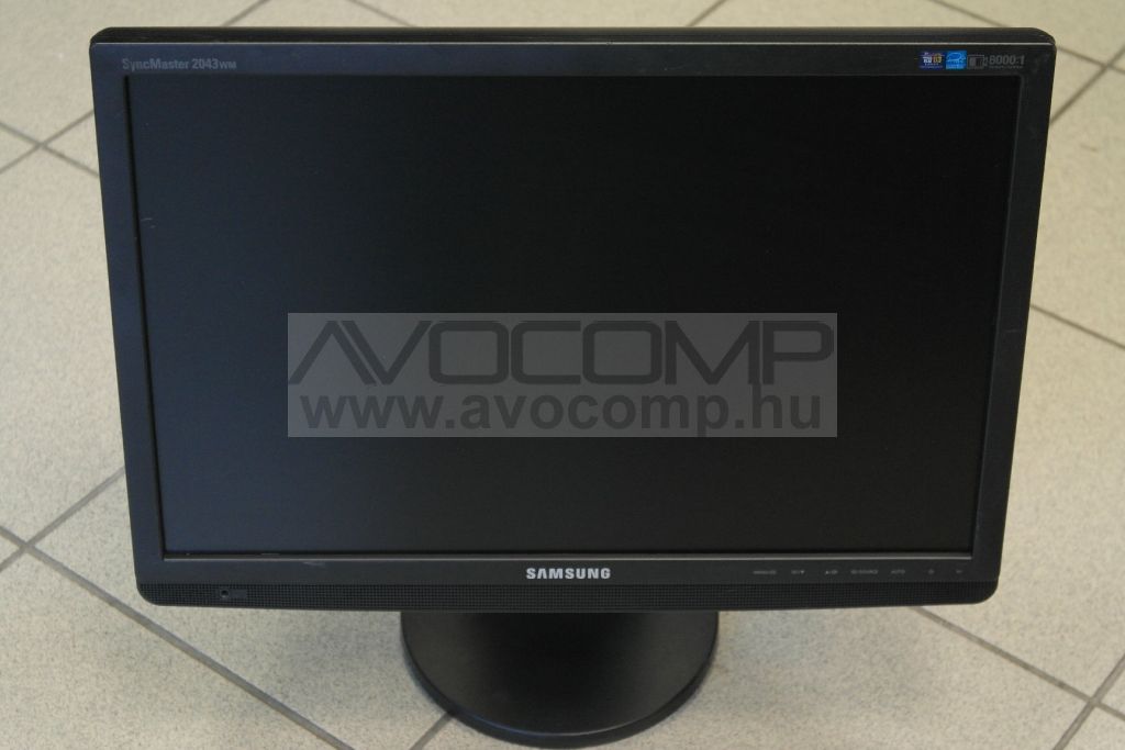 Samsung SyncMaster 2043WM 20" LCD monitor B kategória NINCS TALP