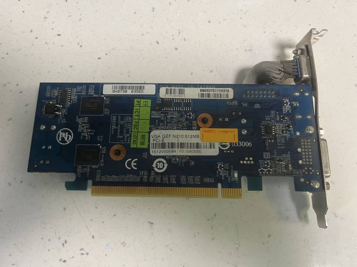 Gigabyte GV-N210OC-512I 512MB VGA DVI, HDMI, VGA