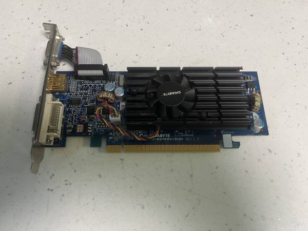 Gigabyte GV-N210OC-512I 512MB VGA DVI, HDMI, VGA