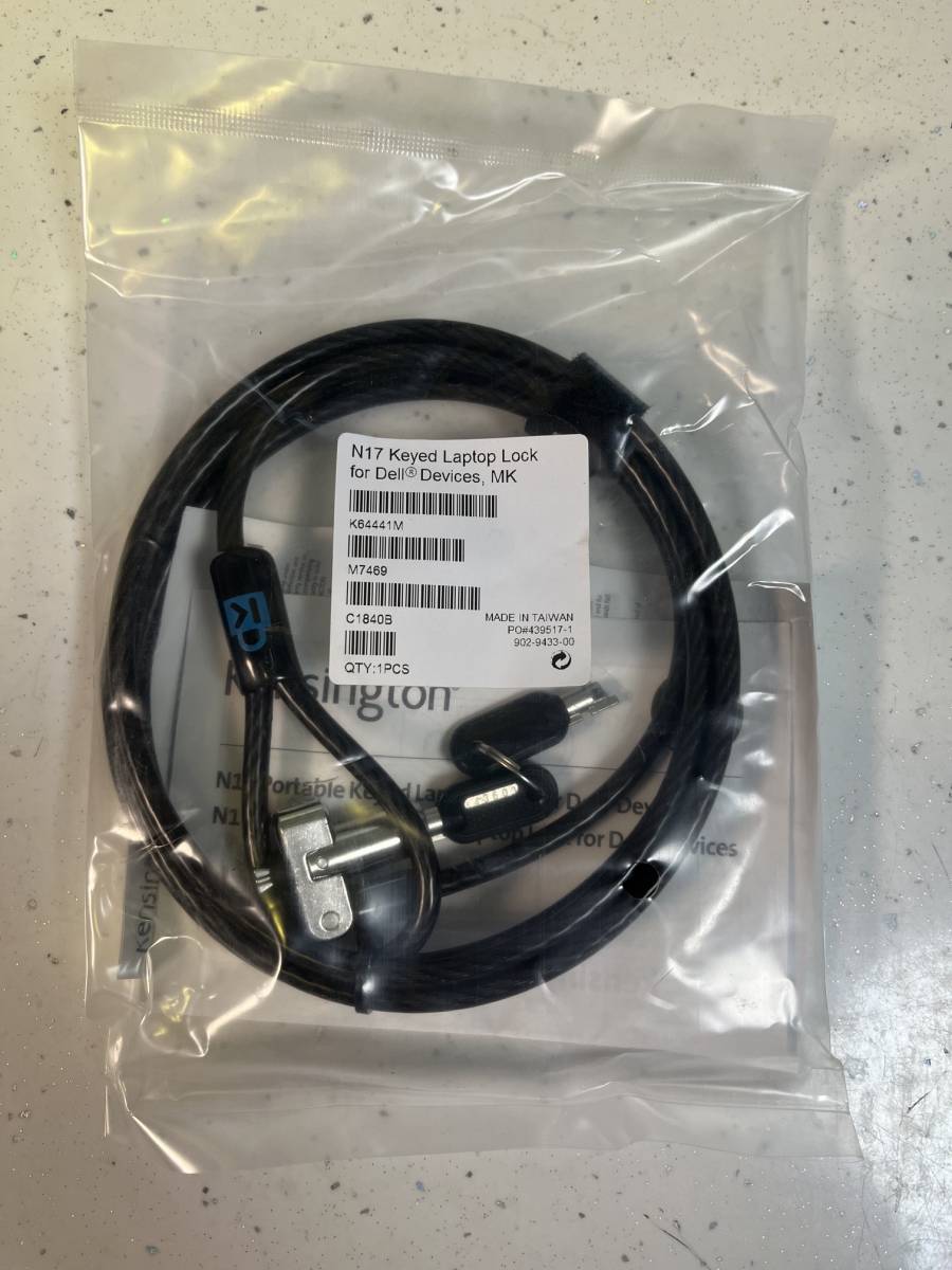 Kensington N17 kulcsos laptopzár lock K64441M