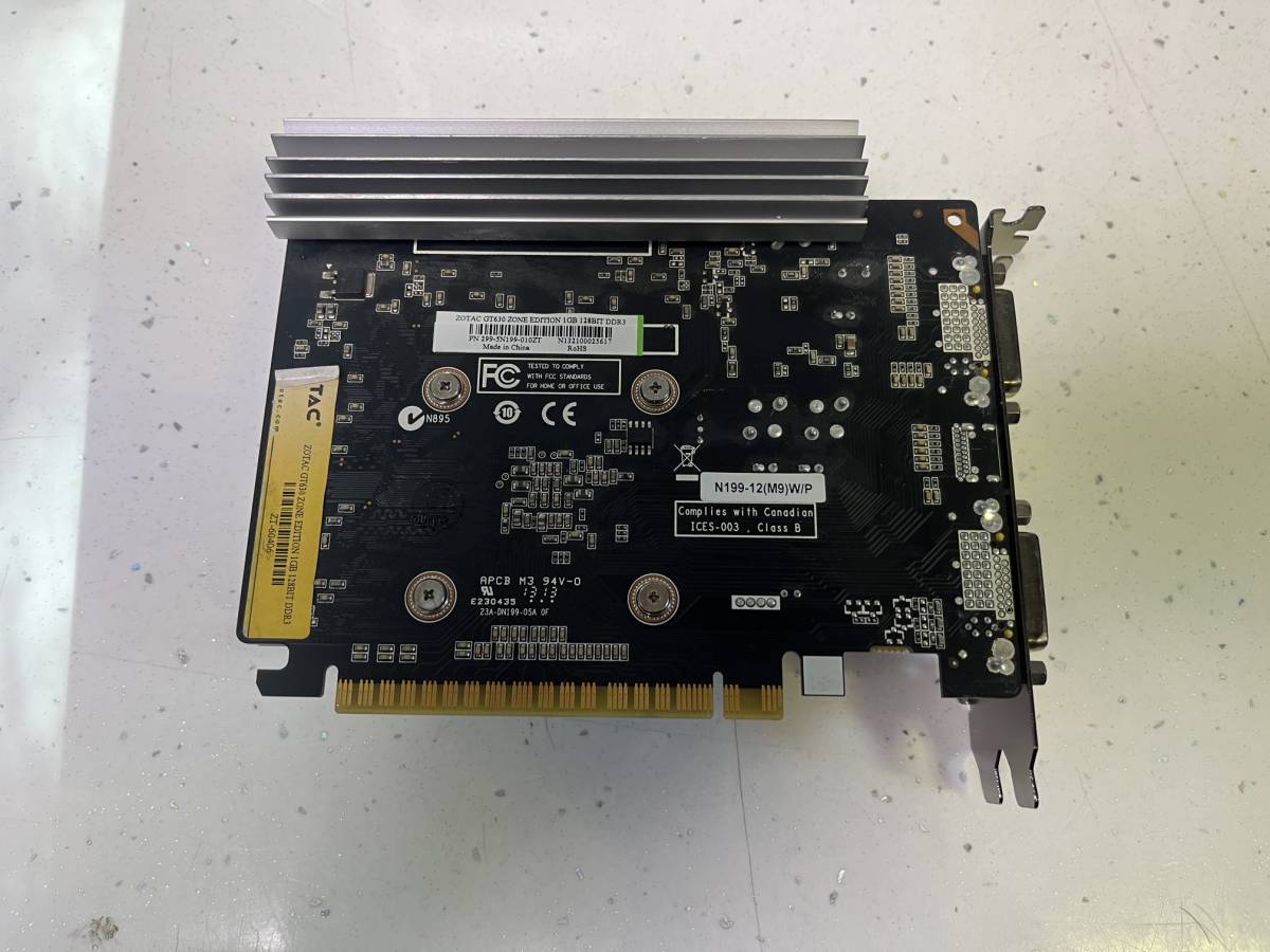 ZOTAC GeForce GT 630 ZONE Edition 1GB DDR3