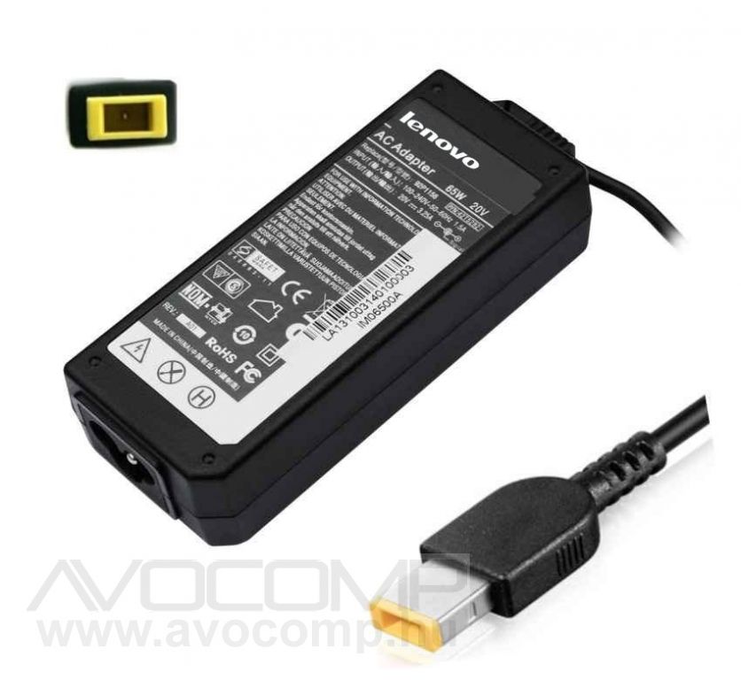 Lenovo notebook adapter 20V 2.25A 45W (téglalap alakú)