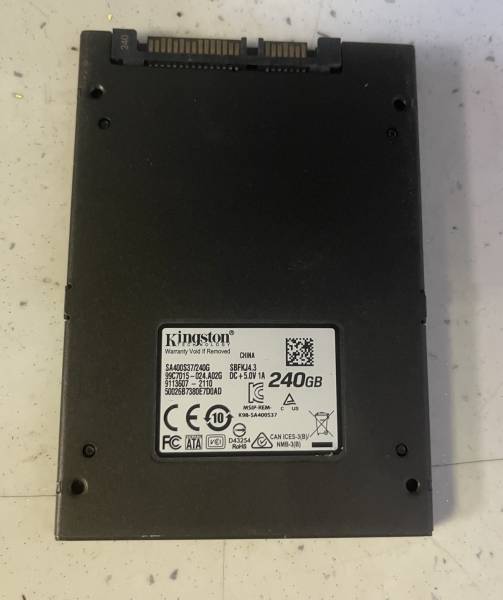 Kingston A400 240GB 2.5" SSD 