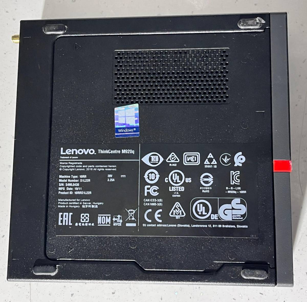 Lenovo ThinkCentre M920q Tiny