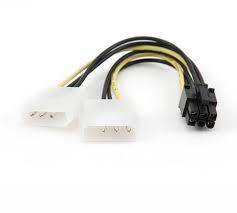 Gembird 6pin VGA tápkábel