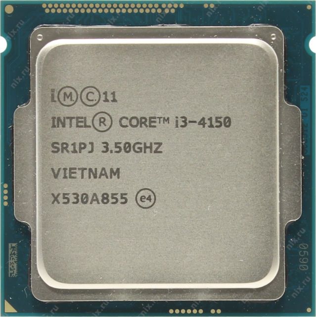 Intel® Core™ i3-4150 Processor 3M Cache, 3.50 GHz