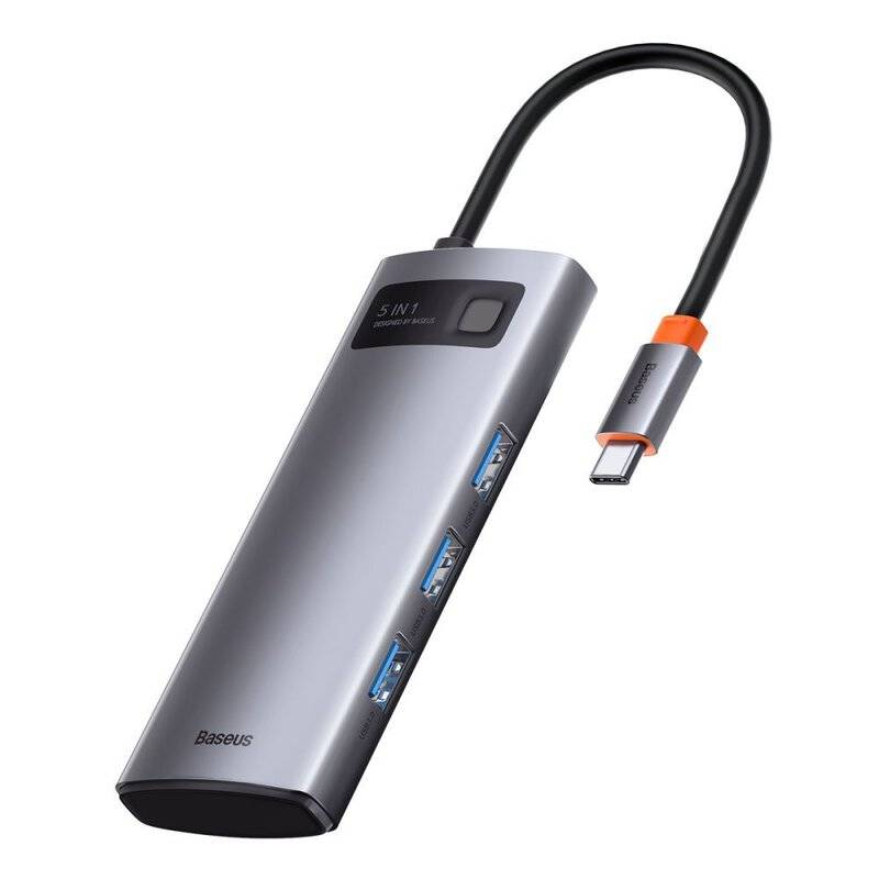 Baseus USB 3.0 C-HDMI +1x USB 3.0 C PD +3XUSB 3.0 