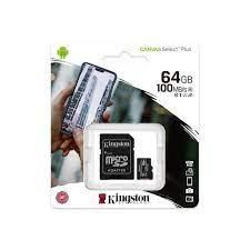 Kingston 64GB SD XC + adapter 100MB/s olvasás