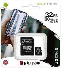 SD Micro 32GB HC Kingston 1Adapter CL10 SDCS2/32GB