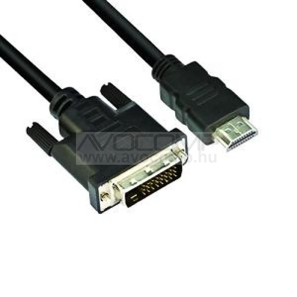 VALUE HDMI-DVI Kábel 2M