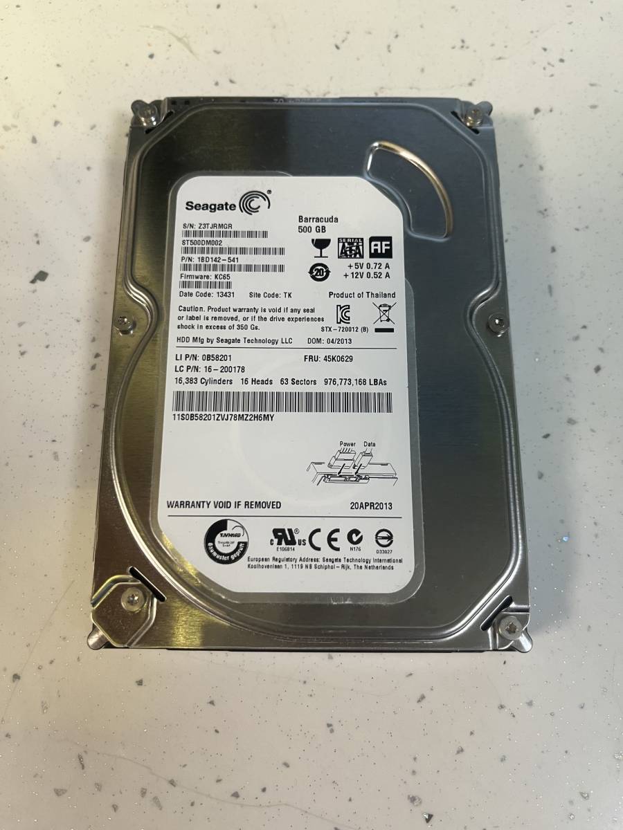 Seagate Barracuda 500 GB ST500DM002 100/100 7200rpm