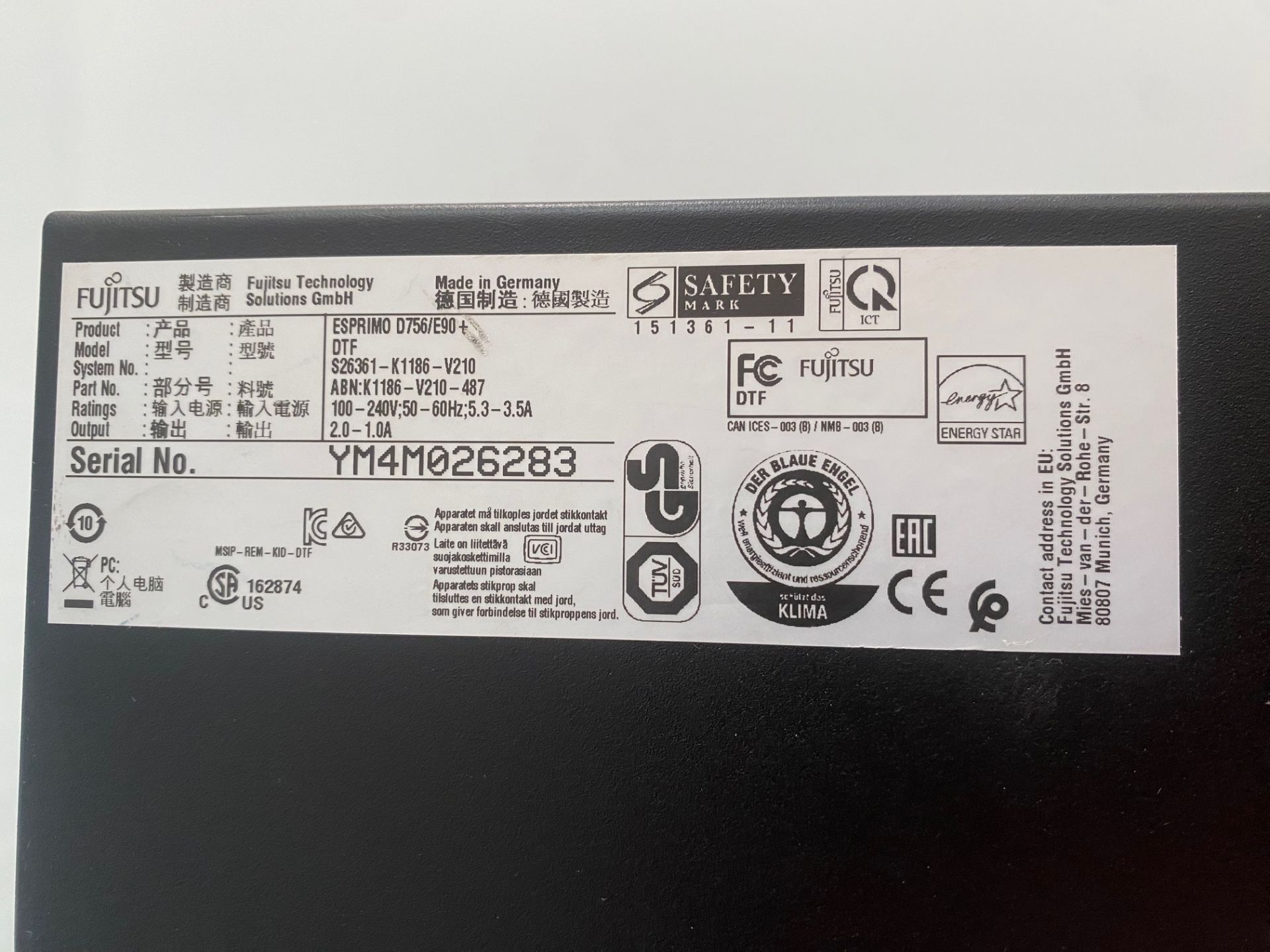 Fujitsu Esprimo D756 SFF
