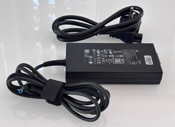 HP 19.5V 6.15A (120W) 4.5x3.0mm vékony center-pin kék végű gyári töltő