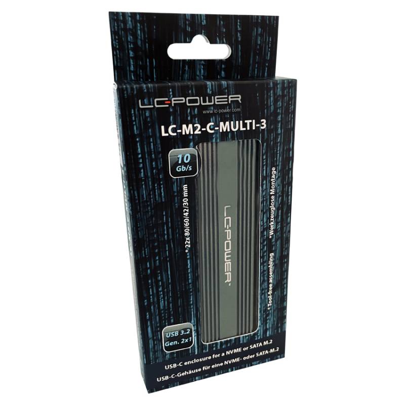 Drive kit USB M.2 USB 3.2 LC Power LC-M2-C-MULTI-3