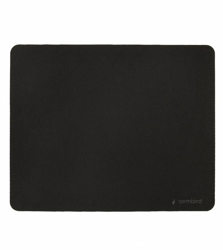 Egérpad egyszínű fekete (MP-S-BK)