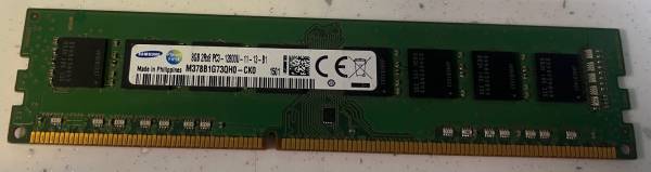 Samsung 8GB DDR3 PC12800 1600MHZ mem&oacute;ria