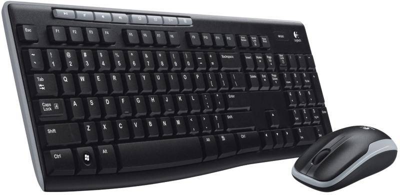 Logitech MK270 rádiós fekete magyar billentyűzet+egér