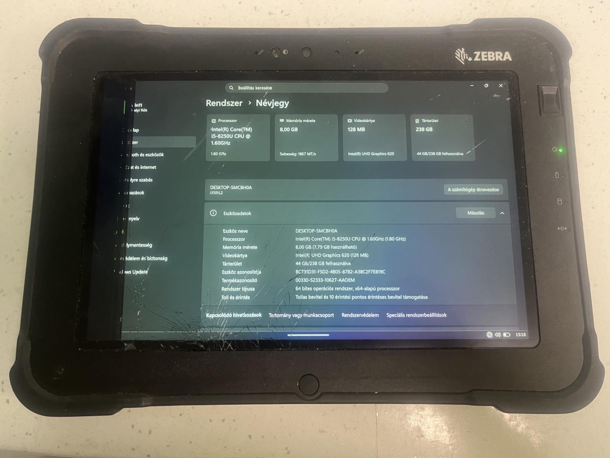 Zebra XSLATE L10 (RSL10-LSS5X4W4S0X0X0) tablet