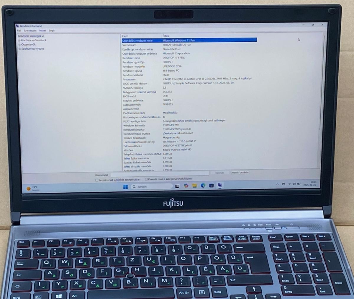 Fujitsu Lifebook E756