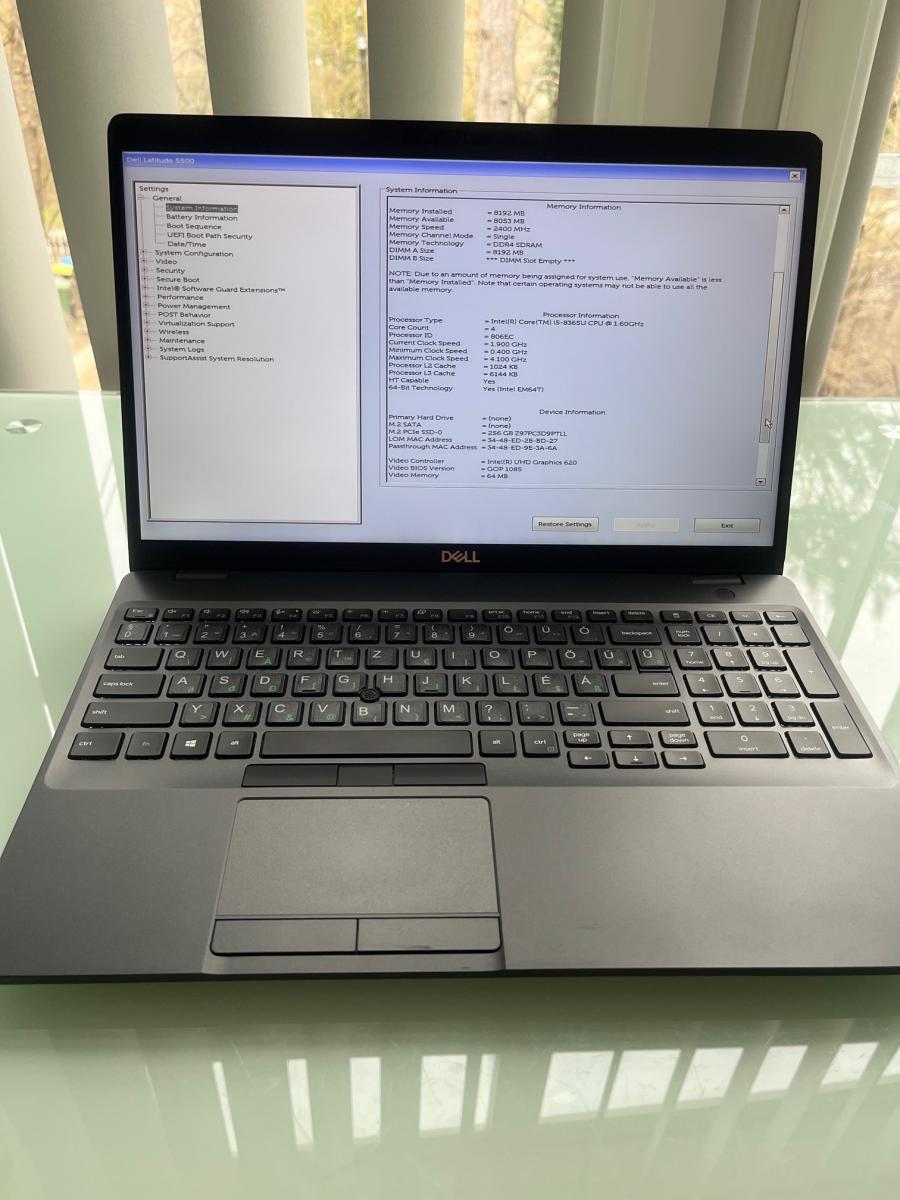Dell Latitude 5500
